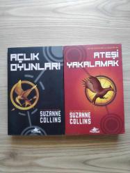 SUZANNE COLLİNS KİTAPLARI - AÇLIK OYUNLARI-ATEŞİ YAKALAMAK ( 2 KİTAP )