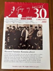 30 NİSAN 2008 - TAKVİM YAPRAĞI - DOĞUM GÜNÜ HEDİYESİ - GAZİ MUSTAFA KEMAL ATATÜRK FOTOĞRAFLI BÜYÜKÇEKMECE BELEDİYESİ TAKVİMİ - Hıyaneti Vataniye Kanunu çıkıyor - Hıyaneti Vataniye Kanunu'ndan sonra isyanlar - 1030- Gazneliler devletinin kurucusu Gazneli Mahmud öldü - 1883- Emprosyonizm'in kurucularından Fransız ressam Edouard Manet öldü - 1919- Mustafa Kemal, Dokuzuncu Ordu Müfettişliği'ne atandı - 1945- Adolf Hitler ve iki gün önce evlendiği Eva Braun intihar ettiler - 1975- Anayasa Mahkemesince 1971'de kapatılan Türkiye İşçi Partisi yeniden kuruldu