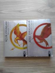 SUZANNE COLLİNS KİTAPLARI - AÇLIK OYUNLARI-ATEŞİ YAKALAMAK ( 2 KİTAP )