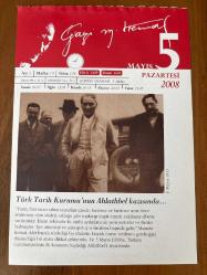 5 MAYIS 2008 - TAKVİM YAPRAĞI - DOĞUM GÜNÜ HEDİYESİ - GAZİ MUSTAFA KEMAL ATATÜRK FOTOĞRAFLI BÜYÜKÇEKMECE BELEDİYESİ TAKVİMİ - Atatürk Türk Tarih Kurumu'nun Ahlatlıbel kazısında - Cumhuriyet'in ilk kazısı: Ahlatlıbel - 1818 Karl Marx doğdu.- 1821- Napolyon Bonapart, sürgün edildiği St. Helene Adası'nda öldü.