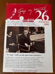 26 MAYIS 2008 - TAKVİM YAPRAĞI - DOĞUM GÜNÜ HEDİYESİ - GAZİ MUSTAFA KEMAL ATATÜRK FOTOĞRAFLI BÜYÜKÇEKMECE BELEDİYESİ TAKVİMİ - 