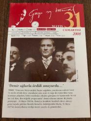 31 MAYIS 2008 - TAKVİM YAPRAĞI - DOĞUM GÜNÜ HEDİYESİ - GAZİ MUSTAFA KEMAL ATATÜRK FOTOĞRAFLI BÜYÜKÇEKMECE BELEDİYESİ TAKVİMİ - 'Demir ağlarla ördük anayurdu - Demiryolları ve Limanları İdare-i Umumiyesi - 1957- Atatürk Üniversitesi Kanunu kabul edildi. 2000- Anayasa Mahkemesi Başkanlığı'na Mustafa Bumin seçildi. 1962- Nazi savaş suçlusu Adolf Eichmann, İsrail'de asıldı.