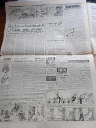 Cumhuriyet Gazetesi - 9 Şubat 1960 - Basın İçin Yeni Hükümler - Kıbrıs'ta Cumhuriyet'in İlanı Dün Belirsiz Bir Tarihe Tehir Olundu - Doktor Fazıl Küçük Amery Ve Makarios Hükümet Binasını Terkederken Fotoğraf - CHP'nin 11 Meclis Tahkikatı Talebi Cumaya Görüşülecek - İsmet İnönü'nün Gençliğe Vasiyeti -  Çocukların Kanlarını İçen 3 Kişiden Biri Yakalandı - Uşak Hadisesinin Dünkü Duruşması - Değerli Müzisyen Eşref Antikacı Dün Akşam Vefat Etti Fotoğraf - İstanbul'da Büyük Bir Tersane Kurulacak - Evlerden Biri Yazan Orhan Kemal Yazı Dizisi - Küçük Peyk'in Büyük Gazası Yazan A. Cemalettin Saraçoğlu Yazı Dizisi - Irak'ta Komünist Partisi Kurulamıyor - Partiler Yazan Burhan Felek Köşe Yazısı - Chesmann'ın Bir Talebi Daha Dün Reddedildi - Muhtar Ve Belediye Seçimleri - Sarı Köpek Yazan George Simenon - Bir Çiçekle Yaz Olmaz Yazan Ve Çizen Salih Erimez - Fenerbahçe Yarın Sabah Kızılyıldız İle Oynuyor - Kış Sporunun Tarihi Ve 7 Kış Olimpiyatı Yazan Erdoğan Arıpınar - Darüşşafaka Levisky Maçı