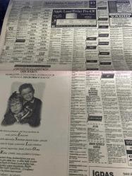 SABAH İSTANBUL ÖZEL SERİ SARI SAYFALAR DOĞUM GÜNÜ GAZETESİ - 29 NİSAN 1993 - sigorta-garson-mobilya-kuaför-Çocuk bakım-emlakçı-sağlık-tahsilatçı-şoför-temizlik elemanı-tezgahtar-tornacı-kasap-pastane-muhasebe-Beşiktaş-Beykoz-Alibeyköy-Bağcılar-Bakırköy-Gayrettepe-laleli-Levent-Gaziosmanpaşa-Fatih-Beşiktaş-Fındıkzade-Küçükçekmece-Ortaköy-Florya-Fulya- Üsküdar-Göztepe-Bağlarbaşı-Ataşehir-Yalova-Tuzla-Avcılar-Ulus-Merter-Anadoluhisarı-Tarabya-Sefaköy-yakacık-Suadiye-moda-kazasker-Maltepe-Kartal-Kalamış-Kadıköy-bostancı-akatlar Mecidiyeköy-Kocamustafapaşa-Çamlıca-Koşuyolu-Pendik-Kozyatağı-Ford-Mercedes-Citroen-BMW-Mazda-Kartal-Renault-Opel-Nissan-Mitsubishi-Kartal-Tempra-Doğan-Şahin-Murat-FAHRİ kuz Optik-İgdaş-alarko-inteç-apple center-atasoy çelikkapı-rönesans mobilya