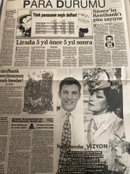 SABAH EKONOMİ GAZETESİ SABAH DOĞUM GÜNÜ GAZETESİ - 14 HAZİRAN 1992 - Bayram Başaran-Mehmet Çetingüleç-Şelale Kadak-Nedim Özkan-Mustafa Süzer-Ersan İnan-Saadettin Ateş-Ali Rıza Kardüz-Aydın Demir-Meral Tamer Saracoğlu’na bir şeyler mi oluyor?-Demirören 7 yılda 44 şirket kapattı-Pırlanta da tasarruf aracı oldu-SSK ve Bağ-Kur affı-İş güvenliğine Kanada yatırımı-Suçlu madenci değil-Yıllık ihracat 13.8 milyar dolar-Ruslar’a kapitalizm dersi-Cezaevleri KİT’lerden verimli-Kiralık kasada self servis-Tayvan’dan iş alan müteahhit yaşayacak-Mevduat şeffaflaşıyor-Sırdaş hesabın cazibesi kalmadı-Dövizimizin dörtte birini dış borca veriyoruz-Türk parasının seyir defteri-Lirada 5 yıl önce 5 yıl sonra-Süzer’in Kentbank’ı gün sayıyor-Vakıfbank borçlusunun malı bunlar!-Aracı kurumların Borsa’ya bakışı-Mucize beklemiyoruz ama hareket olabilir-Yatırımcıyı istiyorsak geçmişten ders alalım-Haziranda vizyon-1 milyon 600 bin memur vergi gelirinin %60’ını paylaşıyor-Memurlar hangi işte çalışıyor