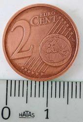 2002-G ALMANYA 2 EURO CENT ORİJİNAL MADENİ PARASI 4S1Y1E NADİR