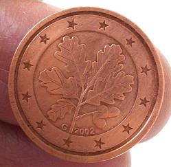 2002-G ALMANYA 2 EURO CENT ORİJİNAL MADENİ PARASI 4S1Y1E NADİR