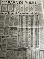SABAH EKONOMİ GAZETESİ SABAH DOĞUM GÜNÜ GAZETESİ - 16 HAZİRAN 1992 - Mehmet Öngüleli-Bayram Başaran-Nuri Kaftıoğlu-Oya Berberoğlu-Osman Ulagay-Senen Erdem-Ali Rıza Kardüz-Ercan Akçay-Coşkun Ülsoy-Mehmet Çetingüleç-Aydın Demir-Kimin işe alınacağına bilgisayar karar verecek-İşte gizli KİT raporu-DPT, Hazine ile kavga istemiyor-Ekonomimiz nereye?-Koç da Pentagon’a göz kırptı-Fransız-Türk Ekonomi Merkezi Paris’te kuruldu-Borsa, Erdemir’in peşine takıldı-TÜPRAŞ, 3 trilyonluk modernizasyon atağında-Borsanız diyor ki…-Broker gözüyle-Hareketli bir “kamu” seansı-Dolar yine 7 bini aştı-Beyaz eşya sektörüne İtalyan Merloni dopingi-Halit Narin’e göre işadamları dinozor!-Amerika’da 11 günde 20 bin tabanca satıldı-MKE en çok silah işadamlarına sattı-Eryaman’daki 3180 konut için bugün ihale açılıyor-Altın ithalatına 3 yıl içinde 26 trilyon lira ödedik-39 Türk firması, Orta Asya’yı fethedip döndü-Eksik gramajlı ekmek çıkaran fırıncıya af yok-Libya’daki müteahhitler sıkıntıdan kurtulamıyor