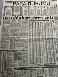 SABAH EKONOMİ GAZETESİ SABAH DOĞUM GÜNÜ GAZETESİ - 20 HAZİRAN 1992 -Ömer Dinçkök-Osman Ulagay-Rahmi Koç-Tansu Çiller-bankacılar koru gibi çok kazanmıyoruz-Ercan inan-Merkez Bankası’nın yapamadığını Kalpazanlar yaptı-TÜSİAD ilk kez bu kadar sertleşti-Selim yaşar on yıldır hiç tatil yapmıyor-Şelale kadak-Uğur Yılmaz-borsada çağrı gören sattığı-cebinizdeki paranın seyir defteri- Halit narin-Kenan Akçay-Adnan Kahveci-Sükrü tekbaş-Ateş Ünal erzen-Necmettin Bitlis-Meral Taner-haftaya yine trafik işkencesi var-iş bankasında oturma eylemi