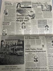 SABAH EKONOMİ GAZETESİ SABAH DOĞUM GÜNÜ GAZETESİ - 20 HAZİRAN 1992 -Ömer Dinçkök-Osman Ulagay-Rahmi Koç-Tansu Çiller-bankacılar koru gibi çok kazanmıyoruz-Ercan inan-Merkez Bankası’nın yapamadığını Kalpazanlar yaptı-TÜSİAD ilk kez bu kadar sertleşti-Selim yaşar on yıldır hiç tatil yapmıyor-Şelale kadak-Uğur Yılmaz-borsada çağrı gören sattığı-cebinizdeki paranın seyir defteri- Halit narin-Kenan Akçay-Adnan Kahveci-Sükrü tekbaş-Ateş Ünal erzen-Necmettin Bitlis-Meral Taner-haftaya yine trafik işkencesi var-iş bankasında oturma eylemi