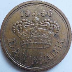 DANİMARKA 50 Öre, 1996 ÇÇT 