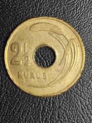 1948 YILINA AİT MADENİ 2.5  KURUŞ  ÇA/ÇİL  ( AÇIKLAMA OKUNACAK ) TCM 4251