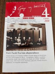 4 TEMMUZ 2008 - TAKVİM YAPRAĞI - DOĞUM GÜNÜ HEDİYESİ - GAZİ MUSTAFA KEMAL ATATÜRK FOTOĞRAFLI BÜYÜKÇEKMECE BELEDİYESİ TAKVİMİ - Türk Tarih Tezi'nin oluşturulması-1546- Kaptan-ı Derya Barbaros Hayrettin Paşa öldü.-1934- Fransız fizikçi ve Nobel ödülü sahibi Marie Curie öldü. -2003- Yazar Tomris Uyar öldü. -2003- Anıtkabir'in mimarlarından mimar Prof. Dr. Ahmet Orhan Arda öldü.