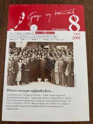 8 TEMMUZ 2008 - TAKVİM YAPRAĞI - DOĞUM GÜNÜ HEDİYESİ - GAZİ MUSTAFA KEMAL ATATÜRK FOTOĞRAFLI BÜYÜKÇEKMECE BELEDİYESİ TAKVİMİ - Dünya savaşın eşiğindeyken -Sadabad Paktı'nın kuruluşu - 1833- Osmanlı Devleti ile Çarlık Rusyası arasında 