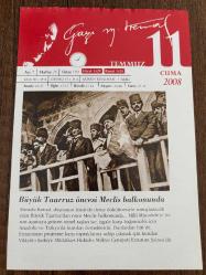 11 TEMMUZ 2008 - TAKVİM YAPRAĞI - DOĞUM GÜNÜ HEDİYESİ - GAZİ MUSTAFA KEMAL ATATÜRK FOTOĞRAFLI BÜYÜKÇEKMECE BELEDİYESİ TAKVİMİ - Büyük Taarruz öncesi Meclis balkonunda - 1789- Fransız devrimci Lafayette, 