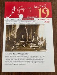 19 TEMMUZ 2008 - TAKVİM YAPRAĞI - DOĞUM GÜNÜ HEDİYESİ - GAZİ MUSTAFA KEMAL ATATÜRK FOTOĞRAFLI BÜYÜKÇEKMECE BELEDİYESİ TAKVİMİ - Ankara Türk Ocağı'nda -Atatürk Liderlik Üstüne Diyor ki - 1929- İtalyan ressam Fausto Zonaro 75 yaşında San Remo'da öldü.-1979- Sandinistalar, Nikaragua'da Managua'ya girdi. -1987- Mehmet Terzi, San Francisco Maratonu'nu kazandı.-