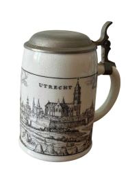 Nostaljik Zin Kapaklı Alman Bira Bardağı tnk022