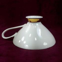 ANTİKA BAVARIA J.SELTMANN VOHENSTRAUS ALTIN YALDIZ DEKORLU TEK BÜYÜK FİNCAN , HÂLİYLE