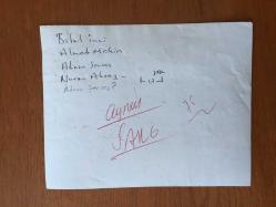 YEŞİLÇAM'IN UNUTULMAZ OYUNCUSU BİLAL İNCİ'NİN ORİJİNAL AJANS BASIMI FOTOĞRAFI (KAĞIT BASKI) - 15 x 12 cm EBADINDA - BİLAL İNCİ, AHMET MEKİN, ADNAN ŞENSES ve NURAN AKSOY HATIRA FOTOĞRAFI ÇEKTİRİRLERKEN