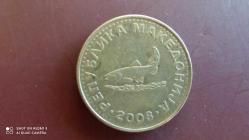 2 DENAR  2008 MAKEDON CUMHURİYETİ