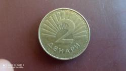 2 DENAR  2008 MAKEDON CUMHURİYETİ