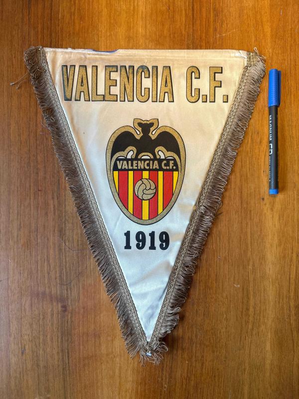 Valencia CF grand fanion football banderin pennant wimpel liga