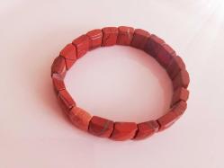 Dragon Jasper Doğal Taş Balık Sırtı Geniş Kesim Bileklik