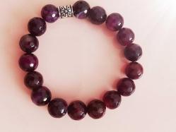 Akik Taşı Faset Kesim 8 mm Natural Doğaltaş Bileklik