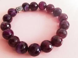 Akik Taşı Faset Kesim 8 mm Natural Doğaltaş Bileklik