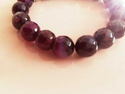 Akik Taşı Faset Kesim 8 mm Natural Doğaltaş Bileklik