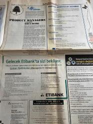 SABAH İŞ PARA İNSAN GAZETESİ DOĞUM GÜNÜ GAZETESİ - 19 TEMMUZ 1998 - Melih Arat-Vizyon2000-Time manager kimdir-107 yıllık borsanın 16 aylık HR departmanı-Zeynep Ulaşan-Etibank-Demirbank-otokar-express kargo-mrm deri konfeksiyon-sales engineer-ilke danışmanlık hizmetleri-Franchise verenler-Mükrime alptekin-Baybars altuntaş-Tınaz Titiz-Finansta kalite-Tuncer Köklü
