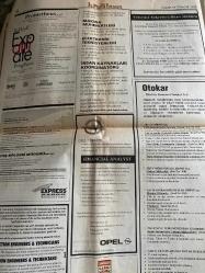 SABAH İŞ PARA İNSAN GAZETESİ DOĞUM GÜNÜ GAZETESİ - 19 TEMMUZ 1998 - Melih Arat-Vizyon2000-Time manager kimdir-107 yıllık borsanın 16 aylık HR departmanı-Zeynep Ulaşan-Etibank-Demirbank-otokar-express kargo-mrm deri konfeksiyon-sales engineer-ilke danışmanlık hizmetleri-Franchise verenler-Mükrime alptekin-Baybars altuntaş-Tınaz Titiz-Finansta kalite-Tuncer Köklü