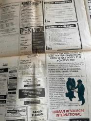 SABAH İŞ PARA İNSAN GAZETESİ DOĞUM GÜNÜ GAZETESİ - 19 TEMMUZ 1998 - Melih Arat-Vizyon2000-Time manager kimdir-107 yıllık borsanın 16 aylık HR departmanı-Zeynep Ulaşan-Etibank-Demirbank-otokar-express kargo-mrm deri konfeksiyon-sales engineer-ilke danışmanlık hizmetleri-Franchise verenler-Mükrime alptekin-Baybars altuntaş-Tınaz Titiz-Finansta kalite-Tuncer Köklü
