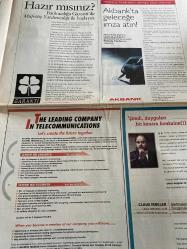 SABAH İŞ PARA İNSAN GAZETESİ DOĞUM GÜNÜ GAZETESİ - 4 EKİM 1998 - Don Tapscott-Melih Arat-Suat Baysan-Thomas Saaty-Feyyaz Berker-Nalan Tangülü-Hamid Aydın-Ayşe Pek Aryet-İlter Turan-Faruk Birtek-Deniz Gökçe-Beril Dedeoğlu-Abdullah Uygun-Alcatel’de HR devrimi-Finasbank’ın ikinci 10 yıl stratejisi-HP bilişim sektöründe liderliğe göz dikti-Etkin insan nasıl yaratılır-Alcatel Teletaş’ın imkanların dünyası-Sosyoloji danışmanı hizmetinizde-Halkla ilişkiler PR 3-Sürekli iyileştirme-IFSAK 40 yaşında-Ne olacak bu Türkiye’nin hali-Ulusal Kalite Hareketi ve Türkiye-PR’nin örgütü de var-Tekfen’in büyüme stratejisi-Mayamızda inşaat var-Türkiye için umutsuz değilim-Diyaloglar Marka ve Slogan-Stresle yaşamanın yolu-Dilinizin kilidini çözün-Mazda üretim için fırsat kolluyor-Halkla ilişkiler PR-Ulusal Kalite Hareketi