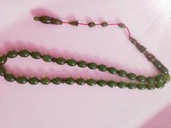 Şık tasarımlı sürmeli ateş kehribar tesbih