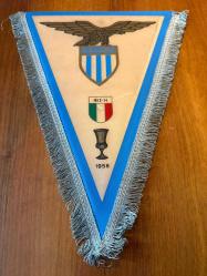 S.S.Lazio (Società Sportiva Lazio SpA) 1973-1974 Rare Vintage Pennant / S.S.Lazio Futbol Kulübü Dönem Flama
