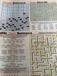 HÜRRİYET GAZETESİ DOĞUM GÜNÜ GAZETESİ BİL BUL GAZETESİ - 22 KASIM 2017 - zincir bulmaca-sayı bulmaca-kelime bulmaca-mozaik bulmaca-Çengel bulmaca-sudoku-kare bulmaca-ödüllü Çengel bulmaca
