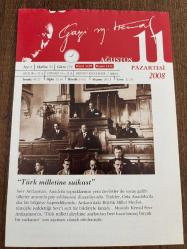 11 AĞUSTOS 2008 - TAKVİM YAPRAĞI - DOĞUM GÜNÜ HEDİYESİ - GAZİ MUSTAFA KEMAL ATATÜRK FOTOĞRAFLI BÜYÜKÇEKMECE BELEDİYESİ TAKVİMİ - 