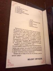 2. perde - bülent ortaçgil kaset (kasetçalarda denenmiştir/dinlenmiştir)