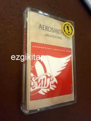 greatest hits - aerosmith kaset (kasetçalarda denenmiştir/dinlenmiştir)