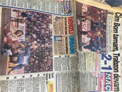 Fotomaç Spor Gazetesi - 27 ŞUBAT 1992 - Aydın Zeyier - Hamdi Aslan - Hami Mandıralı - Necip Kapanlı - Milne Herkes görevini yaptı - Cim-Bom’dan da veda - Kartal zor bela - Beşiktaş turu Zeyer’le geçti - Cim Bom tamam Trabzon devam - Artık Bremen’i düşünüyoruz - Futbolcularımı kutluyorum - İzmirspor’da can korkusu - Marmaris’den başka şampiyon adayı yok - Gerson rötarlı döndü - Küçük’ten gövde gösterisi - Beşiktaş Zeyer’le - Feyyaz kendisinden emin - TSYD yüzücüleri rekor hazırlığında - Fenerbahçe’nin yarıştığı yerde Galatasaray ancak ikinci olur