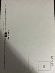 6 Kare Türkiye Kartpostal 16..5x12 ebatında