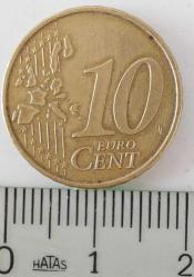 2002-G ALMANYA 10 EURO CENT ORİJİNAL MADENİ PARASI 3PPP1Y NADİR
