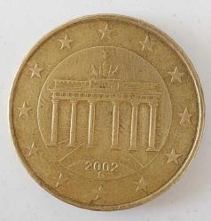 2002-G ALMANYA 10 EURO CENT ORİJİNAL MADENİ PARASI 3PPP1Y NADİR