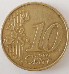2002-G ALMANYA 10 EURO CENT ORİJİNAL MADENİ PARASI 3PPP1Y NADİR