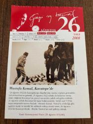 26 AĞUSTOS 2008 - TAKVİM YAPRAĞI - DOĞUM GÜNÜ HEDİYESİ - GAZİ MUSTAFA KEMAL ATATÜRK FOTOĞRAFLI BÜYÜKÇEKMECE BELEDİYESİ TAKVİMİ - Mustafa Kemal, Kocatepe'de - Büyük Taarruz ve zafer! - 1071- Büyük Selçuklu hükümdarı Alparslan komutasındaki ordunun, Bizans ordularını yenmesiyle Malazgirt Zaferi kazanıldı - 1920- ABD'de kadınlar ilk kez oy kullandı - 1932- İzmir Fuarı açıldı - 1936- İngiltere, Süveyş Kanalı dışında Mısır'a bağımsızlığını verdi - 1936- İlk sesli televizyon gösterimi BBC kanalından yapıldı - 1957- Transistörlü radyo piyasaya sürüldü