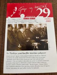 29 AĞUSTOS 2008 - TAKVİM YAPRAĞI - DOĞUM GÜNÜ HEDİYESİ - GAZİ MUSTAFA KEMAL ATATÜRK FOTOĞRAFLI BÜYÜKÇEKMECE BELEDİYESİ TAKVİMİ - Ve Türkiye yeni harfler üzerine çalışıyor - Halide Edip Adıvar'ın anılarından - 1521 - Osmanlı orduları Belgrad'ı zaptetti - 1526 - Kanuni Mohaç'da Macar ordusunu büyük bir yenilgiye uğrattı - 1842 - İngiltere ile Çin arasında 