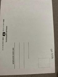 Kuşadası manzarası Türkiye Kartpostal 16.5x12 ebatında