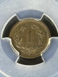 1913 İsviçre 1 Rap – PCGS MS62BN Sertifikalı | NFC Çipli Özel Koleksiyon Parası