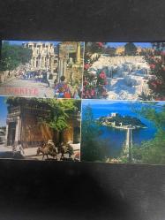4 kare Türkiye Kartpostal 16.5x12 ebatında
